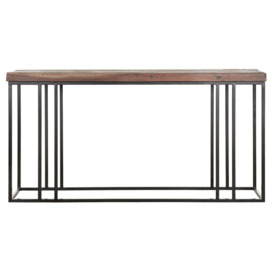 DTP Home Timber Console Table in Mixed Wood / Small - thumbnail 2