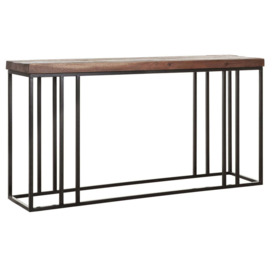 DTP Home Timber Console Table in Mixed Wood / Medium - thumbnail 2