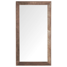DTP Home Metropole Rectangular Mirror in Recycled Teakwood Finish / Large