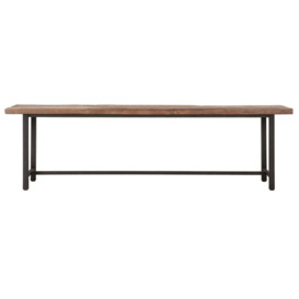 DTP Home Beam Bench with Recycled Teakwood Finish Top / Small - thumbnail 2