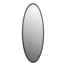 Olivia's Nordic Living Collection - Mo Oval Mirror in Black - Outlet / Medium - thumbnail 1