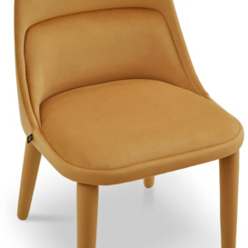 Liang & Eimil Diva Dining Chair in Kaster II Mustard - thumbnail 3