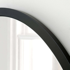 Olivia's Ember Mantle Wall Mirror in Black - thumbnail 3
