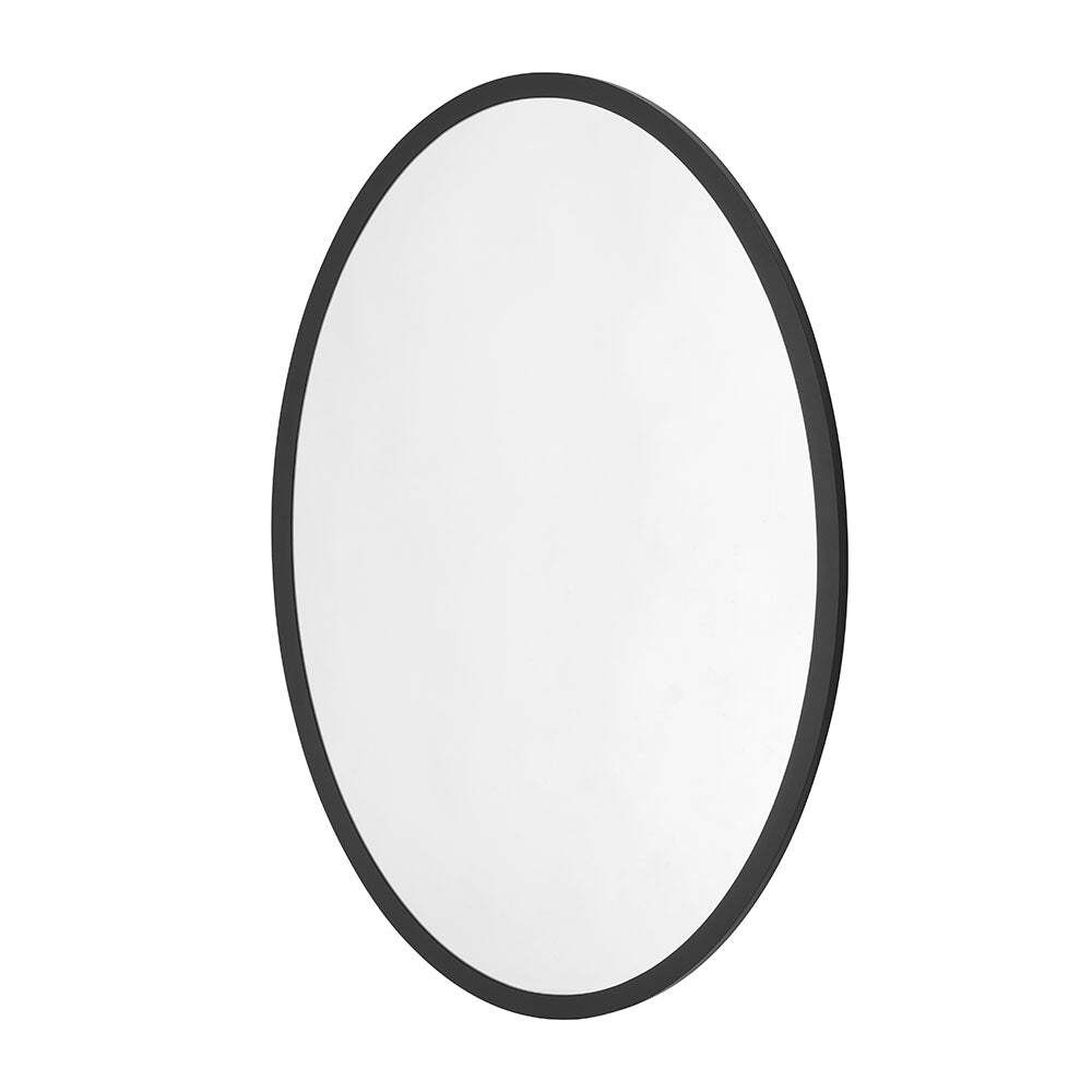 Olivia's Amara Oval Wall Mirror in Black - image 1