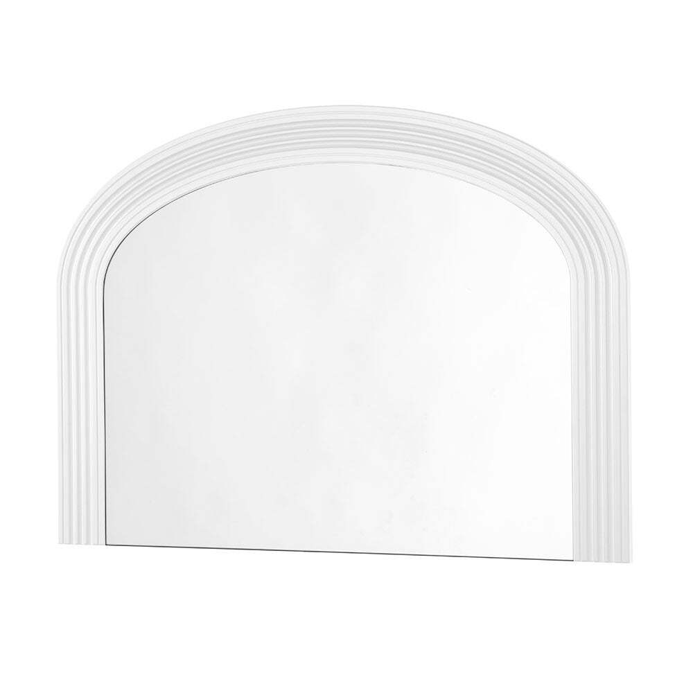 Olivia's Atlas Mantle Wall Mirror in White - image 1