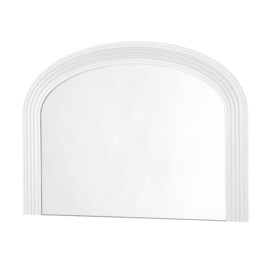 Olivia's Atlas Mantle Wall Mirror in White - thumbnail 1