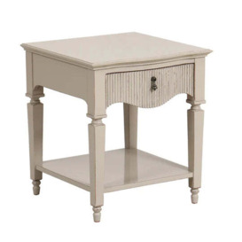 Mindy Brownes Camille Side Table in Linen - thumbnail 1