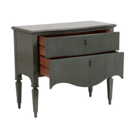 Mindy Brownes Camille Two Drawer Chest in Grey Green - thumbnail 2