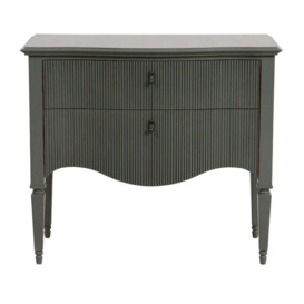 Mindy Brownes Camille Two Drawer Chest in Grey Green - thumbnail 3