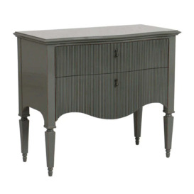 Mindy Brownes Camille Two Drawer Chest in Grey Green - thumbnail 1