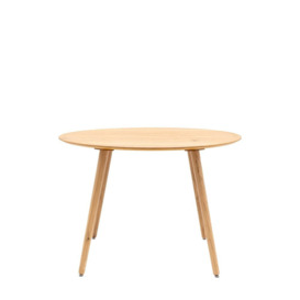 Gallery Interiors Alston Round Dining Table in Natural