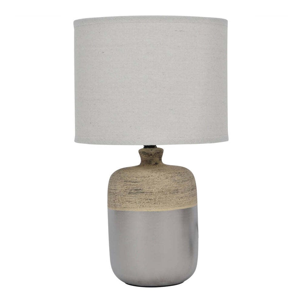Libra Interiors Riviera Two Tone Table Lamp With Shade - Outlet - image 1