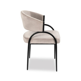 Liang & Eimil Pavilion Dining Chair in Kaster Light Grey - Outlet - thumbnail 3