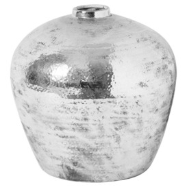 Hill Interiors Hammered Silver Astral Vase - thumbnail 1