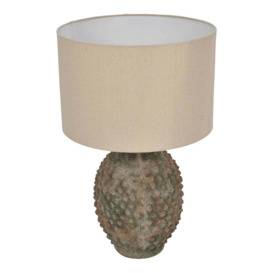 Libra Interiors Remus Terracotta Table Lamp With Shade - Outlet - thumbnail 2