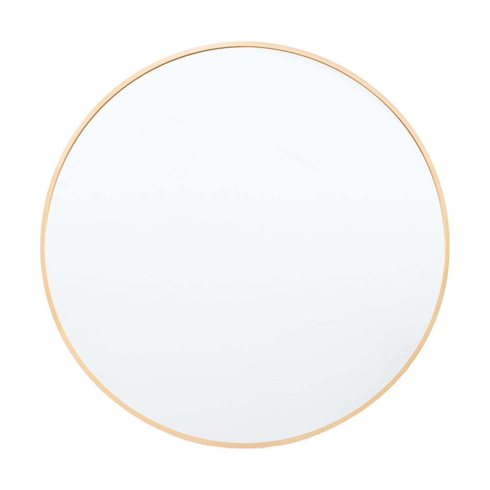 Gallery Interiors Yarlett Round Wall Mirror in Gold - Outlet - image 1