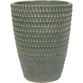 Libra Interiors Mediterranean XL Green Ceramic Planter