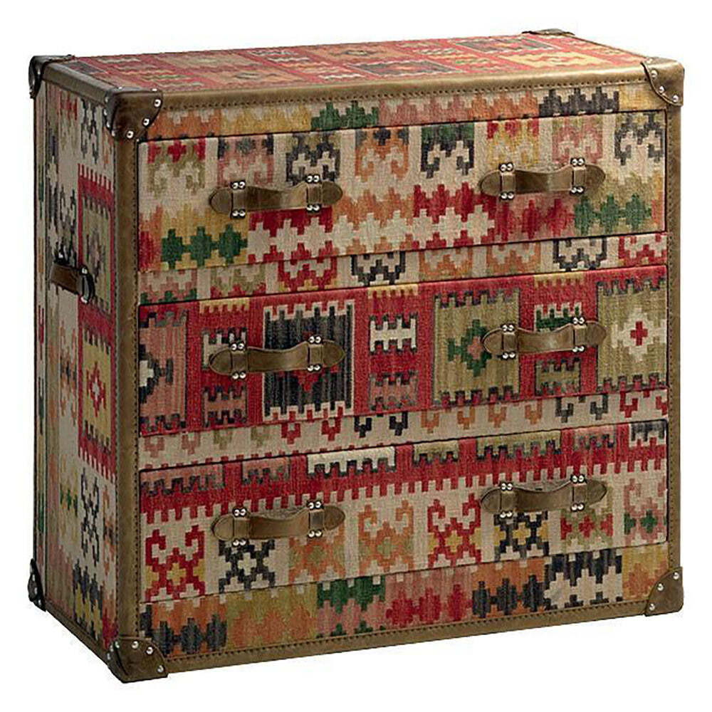 Andrew Martin Kilim Chest of Drawers