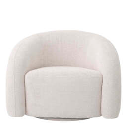 Novelle Swivel Chair - Lyssa Off-White