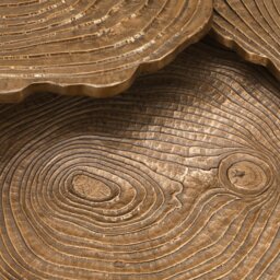 Eichholtz Set of 3 Quercus Coffee Table Brass Finish - thumbnail 5