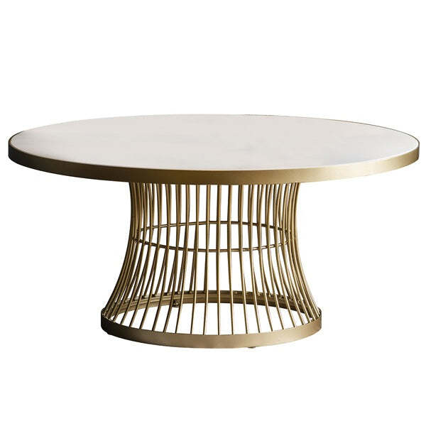Pickford Marble Coffee Table - Champagne