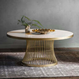 Pickford Marble Coffee Table - Champagne - thumbnail 2