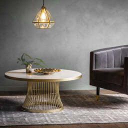Pickford Marble Coffee Table - Champagne - thumbnail 4