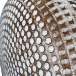 Chariot Round Ceramic Table Lamp & Ivory Oval Drum Shade - thumbnail 3