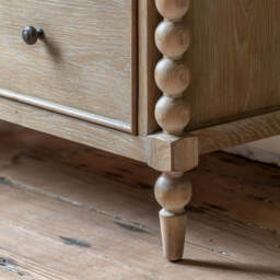 Abingdon 3 Drawer Chest of Drawers - Natural - thumbnail 3