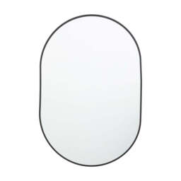 Gallery Interiors Yarlett Wall Mirror in Black / Large