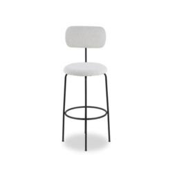 Seclus Bar Stool - Boucle Sand - thumbnail 1