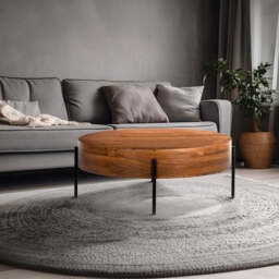Ramith Coffee Table - Acacia Wood - thumbnail 2