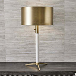 Black Label Dwell Marble Table Lamp - thumbnail 2