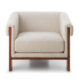 Liang and Eimil Maplin Occasional Chair - Lander Shade & Classic Brown