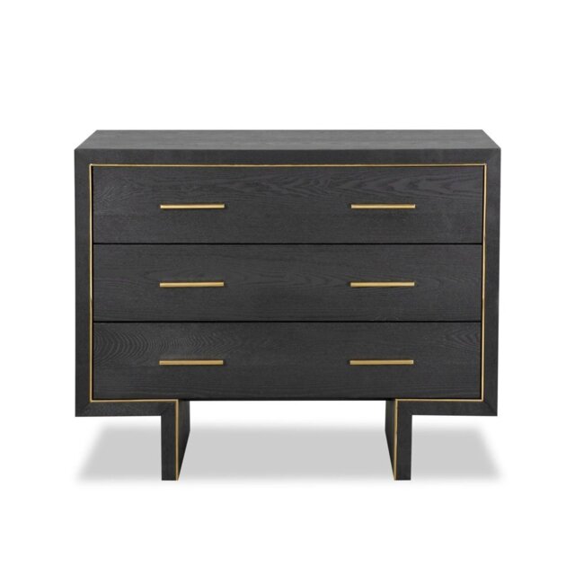Tigur Chest of Drawers - Black Ash Veneer