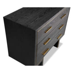 Tigur Chest of Drawers - Black Ash Veneer - thumbnail 3