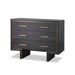 Tigur Chest of Drawers - Black Ash Veneer - thumbnail 2
