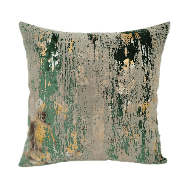 Malini Torcello Cushion in Green - 43 x 43cm - Outlet