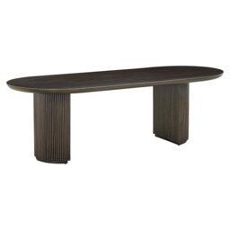 Kingston Dining Table 240cm - Brown - thumbnail 2