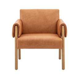 Melrose Armchair - Brown Leather