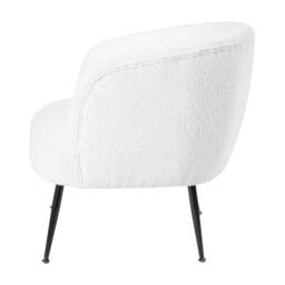 Olivia's Sienna Boucle Tub Chair With Black Legs - thumbnail 3