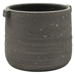 Ivyline Aurora Terrazzo Handle Planter Slate