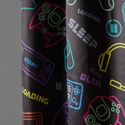 "OHS Kids Gaming Blackout Curtains, Black - 46 x 54""" - thumbnail 4
