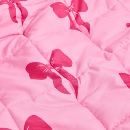 OHS Kids Bow Print Weighted Blanket, Pink - 3kg - thumbnail 3
