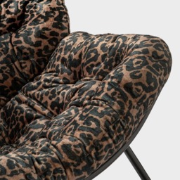 OHS Leopard Print Rocking Chair - Natural - thumbnail 5