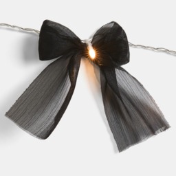 OHS 10 Pack LED Bow String Lights - Black - thumbnail 5