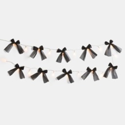 OHS 10 Pack LED Bow String Lights - Black - thumbnail 4