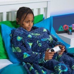 OHS Kids Gaming Printed Wearable Blanket, Honeycomb - Multi - thumbnail 2
