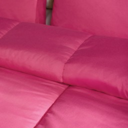 OHS Coverless 10.5 Tog Duvet Set, Hot Pink - Double - thumbnail 3