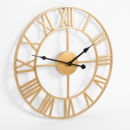 OHS Large Skeleton Wall Clock - Gold - thumbnail 4